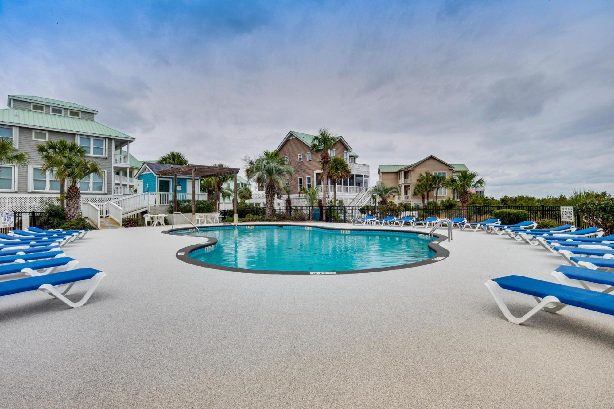 Ocean-View Saint Helena Island Condo - Pool Access Oceanmarsh Subdivision Экстерьер фото